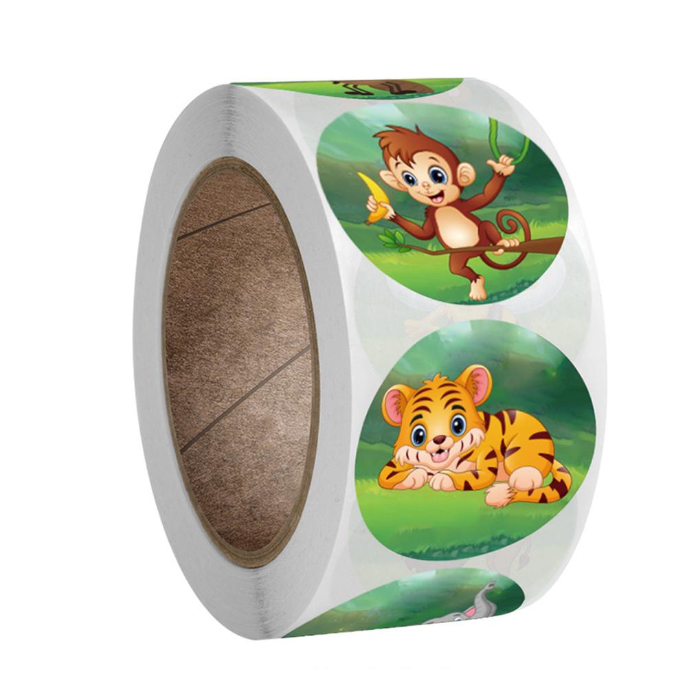 500pcs Zoo Animals Cartoon Stickers for Kids
