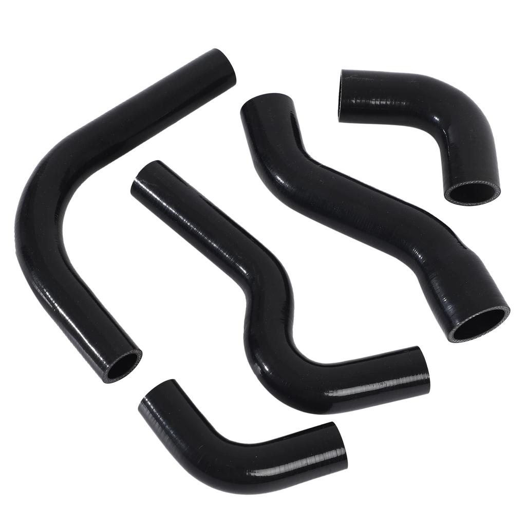 Life Palette JA11 Jimny Silicone Radiator Hose Turbo Hose Set 5-Piece (Black)