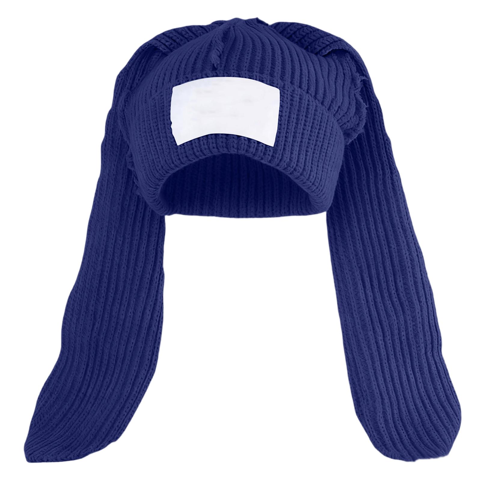 

Men s And Women s Universal Ear Knitted Hat, Warm And Long Ear Knitted Hat M