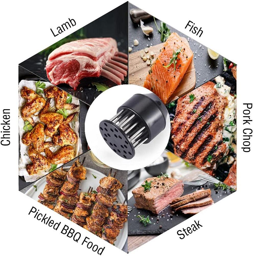 Handheld Use Household Tender Meat Needle with Broken Tendons Pork Chop Chicken Chop Chicken Wings Meat Needle Meat Hammer