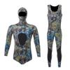 1.5/3MM Hooded Camouflage Diving Suit for Cold Protection, Warmth, and Snorkeling.