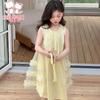 Fuluomi Girls' Sleeveless Mesh Princess Dress