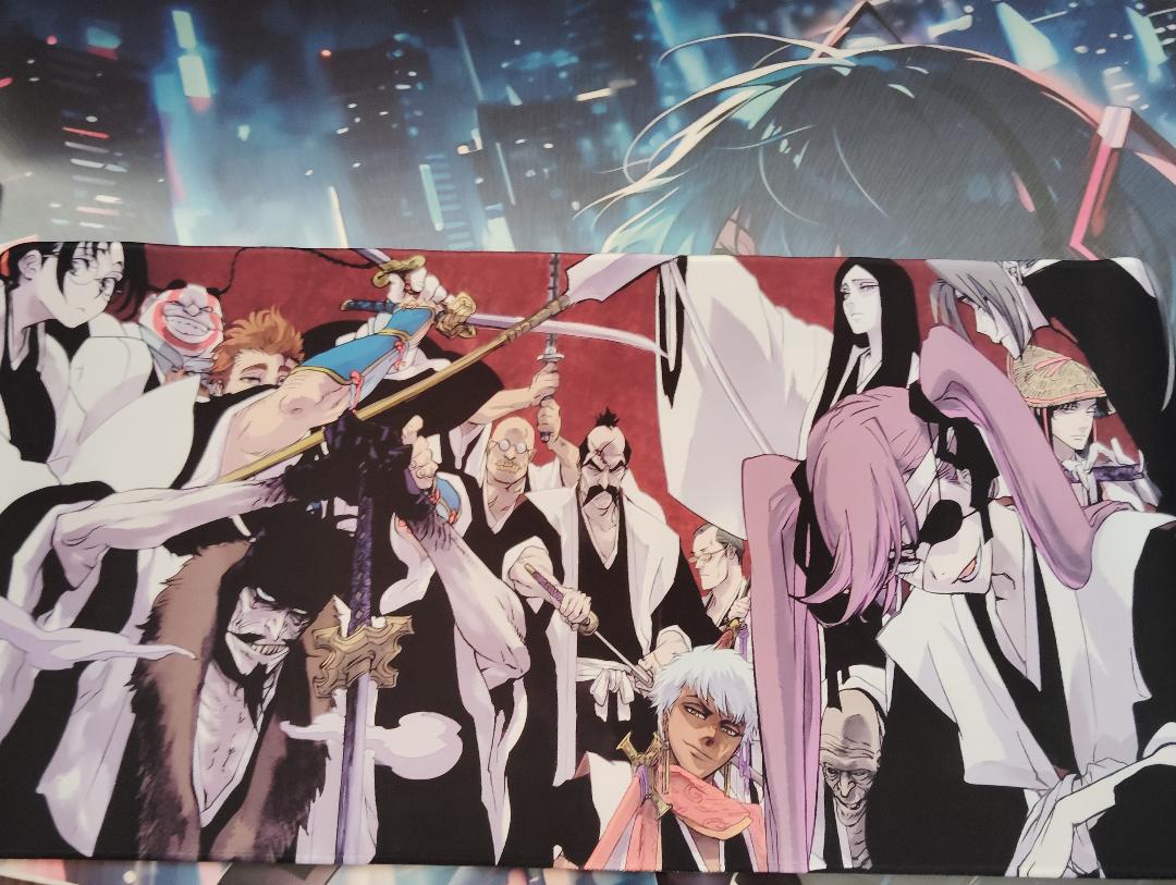 

[USED] Until July BLEACH Former Gotei 13 Large Mouse Pad Desk Mat