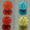 20Pcs 10mm Czech Crystal Stones Pave Clay Round Disco Ball Spacer Beads Accessories