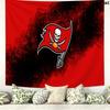 Tampa Bay Buccaneers Logo Wall Tapestry Aesthetic Wall Hanging Printed Fabric Blanket Decorative Tapestries for Bedroom Living Room Home Decor