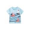Children's Round Neck T-shirt Style Cartoon Boys' Tops Summer New Children's Short-sleeved T-shirt