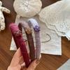 Exquisite Retro Headband Korean Style Thin Edge Hairband Flower Knitted Hair Band  Wash Face