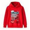 Kids Boys Girls Pullover Hoodie, Cool Basketball SCORE MVP Printed Casual Sport Sweatshirt, Soft Long Sleeve Tops for Basketball Lovers Daily Wear