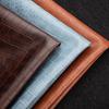 Crocodile Pattern PU Leather Fabric for High-End Clothing