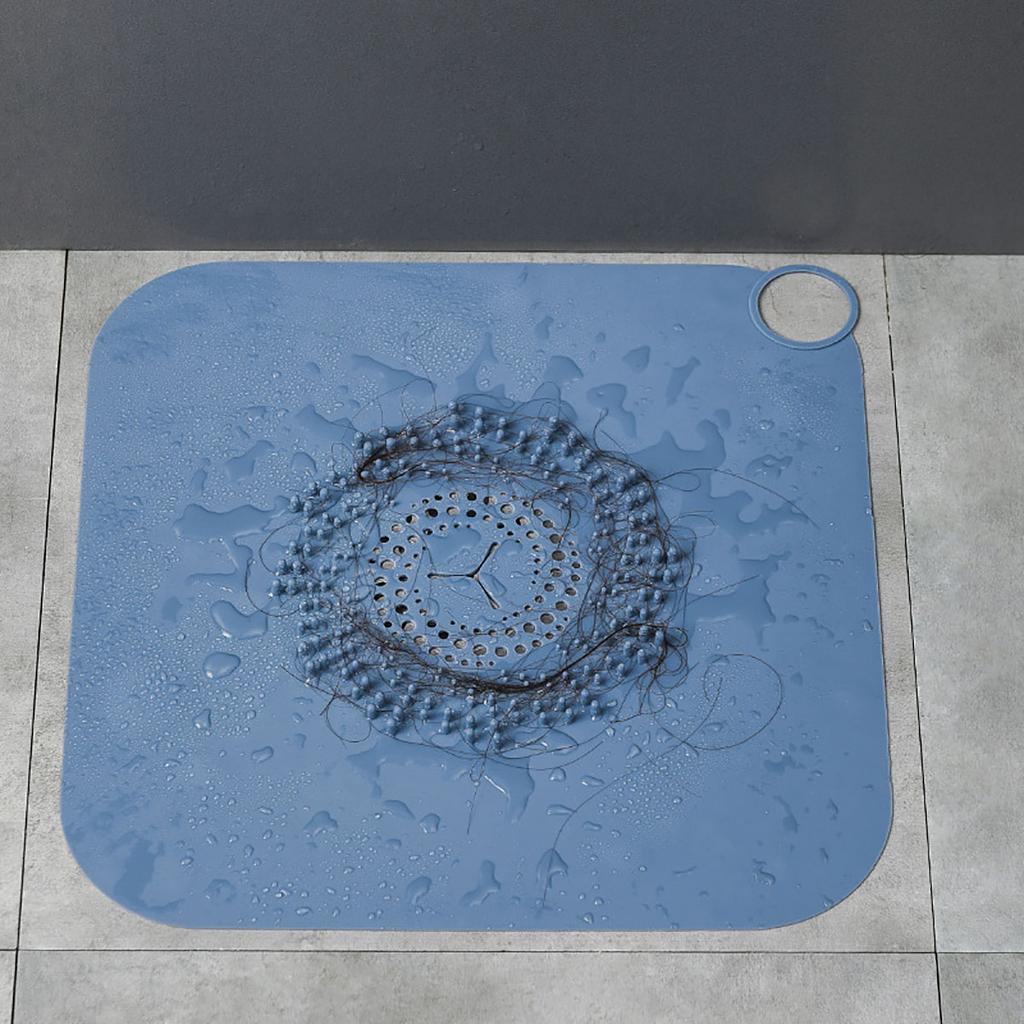 Sewer Odor Control Cover Household Silicone Bathroom Floor Drain Seal Plug Bathroom Anti-Hair Filter Cover Floor Drain Cover