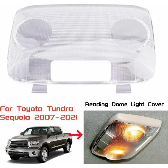 Reading Dome Assembly Light Cover Compatible with Toyota Tundra 2007-2021 / Sequoia 2008-2021 81240-0C060