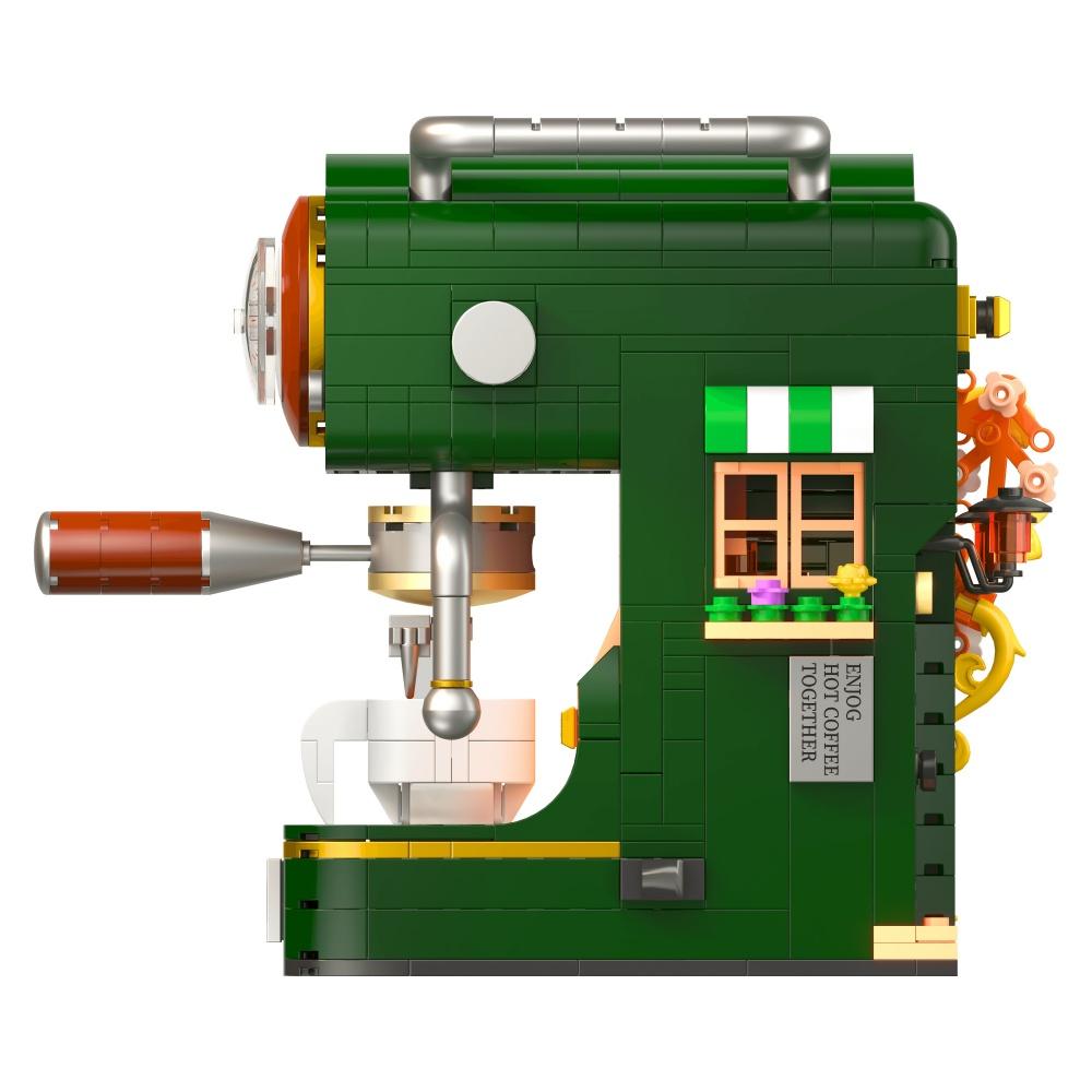 Vintage Cartoon Coffee Machine 3D Model Toy - Perfect for Home Decor and Gift - Giving, Inspired By Mid 20th Century Aesthetics