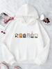 Paw Cat Children's Hoodie Sweatshirt Cute Harajuku Hoody for Boys Girls Autumn Winter Casual Hoodies