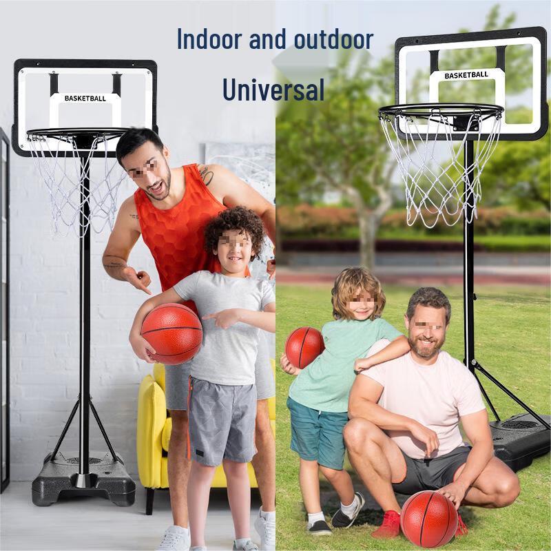 Portable Height-Adjustable Basketball Hoop