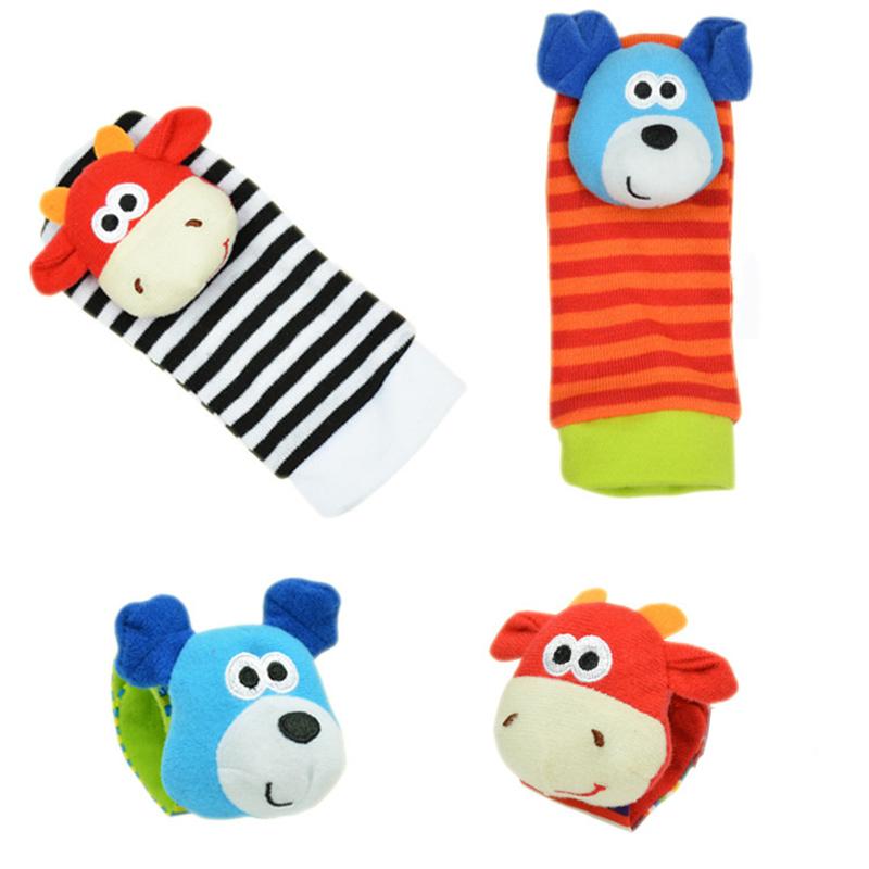 VIP Links Sozzy Baby Socks Wrist Rattle And Foot Socks 0~3 Months Cartoon Newborn Children Gift For Girl/Boy Kids Baby Socks