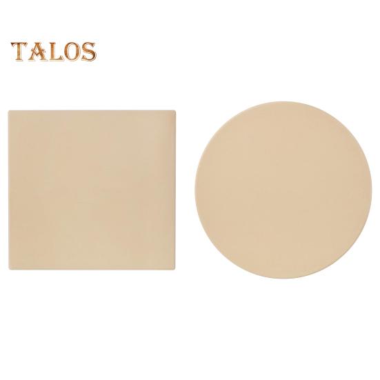 Cordierite Pizza Stone for Oven And Grill Square Baking Sheet Thermal Shock Resistant Cooking Stone Multi-Purpose Round Pizza Pan for Pizza Bread