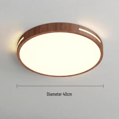 MengPao Smart Walnut Grain Ceiling Light