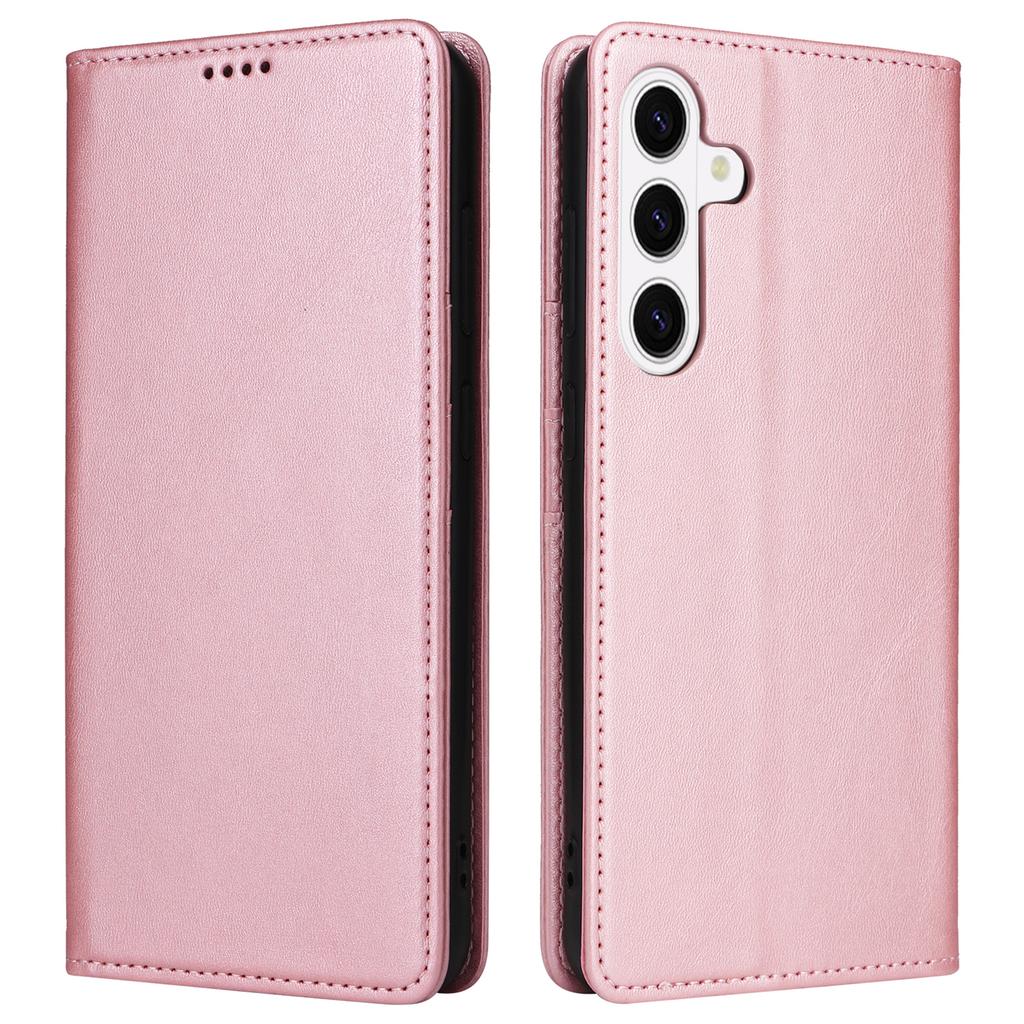 For Samsung Galaxy S26+ Case RFID Blocking PU Leather Phone Wallet Cover