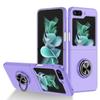 Magnetic Rotating Ring Car Mount Stand Case Galaxy Z Fold7 Fold6 Fold5 Flip7 Flip6 Flip5 - Dual Layer PC