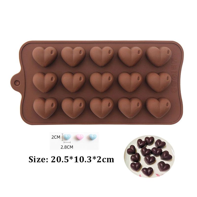 1-29 Handmade Silicone Mould Chocolate Candy Jelly Pudding Ice Mold Baking Tool