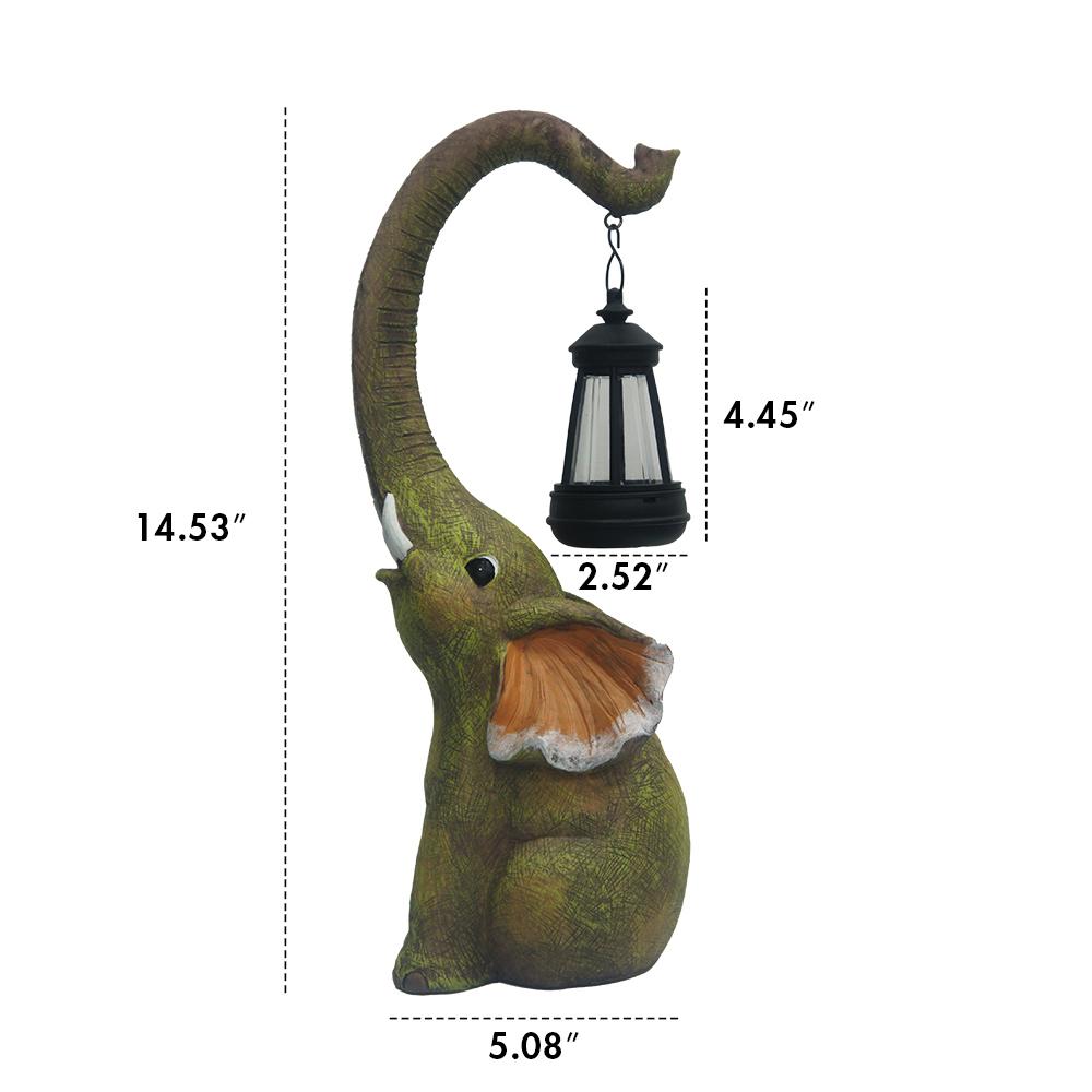 

Solar Animal Outdoor Statues Garden Decoration Landscape Yard Art Lawn Ornaments Porch Patio Balcony Home House Birthday Gifts