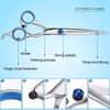 Professional Hair Scissors Barber Scissors Cutting Thinning Hairdressing Shear Scissors Styling Tool