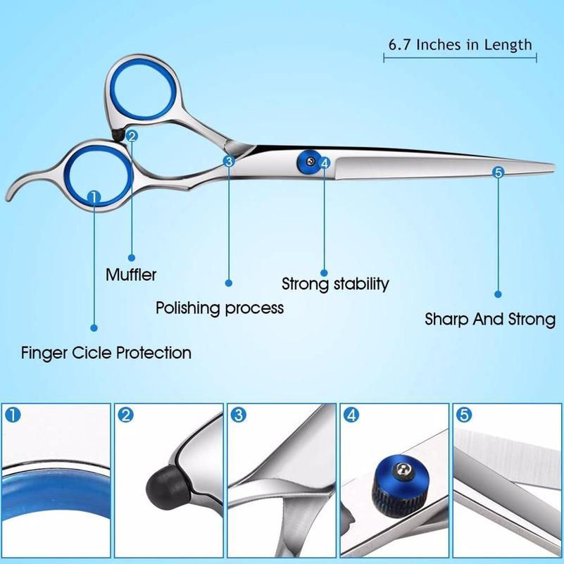 Professional Hair Scissors Barber Scissors Cutting Thinning Hairdressing Shear Scissors Styling Tool