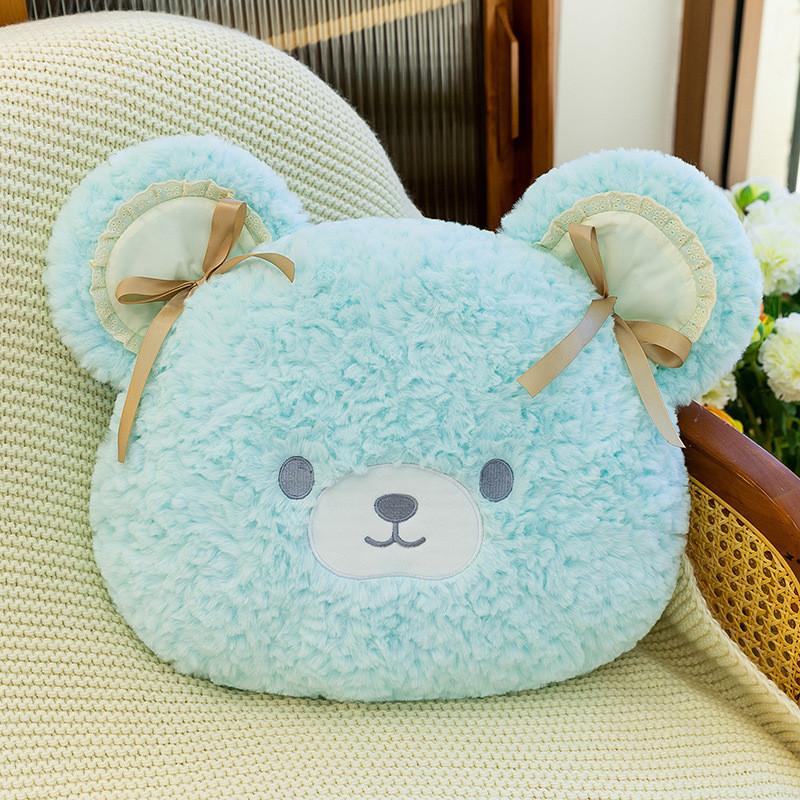Plüsch Rilakkuma Kissen Aus Weichem Kurzem Plüschmaterial Für Mädchen Und Jungen Nachttisch Dekoration