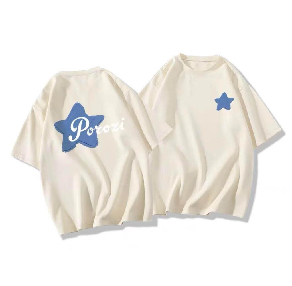 Women's Plus Size Vintage Retro Cotton T-Shirt, Short Sleeve, Summer Oversize Trendy Brand Top