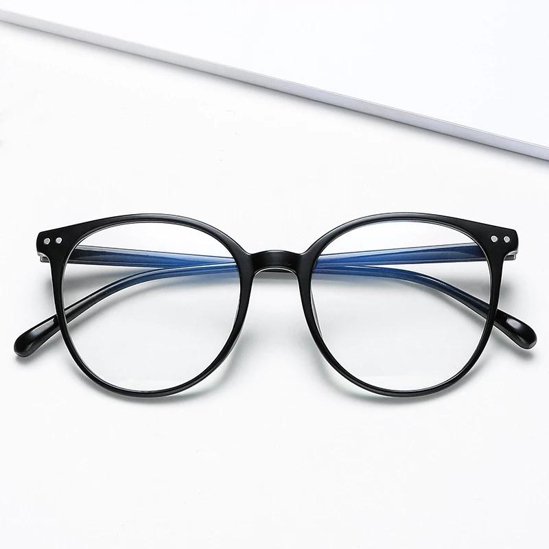 High-quality cat eye frame glasses Myopia Glasses Women Men Nearsighted Eyewear Anti blue light Glasses with Diopters Minus -1.0