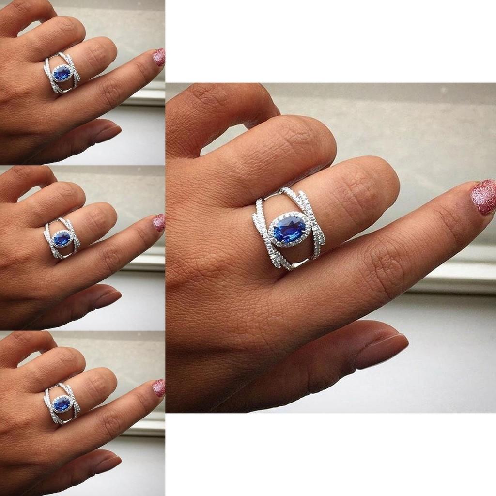 Cute European And American Style Oval Ring With Micro-inlaid Zircon Hot Selling New Fashion Ring