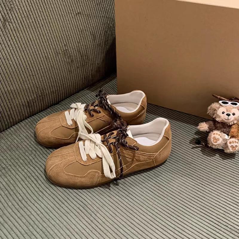 

Ретро туфли Dexun на плоской подошве, новая повседневная обувь осень 2025, дышащие сетчатые кроссовки Forrest Gump, универсальная и популярная женская обувь 40 хаки