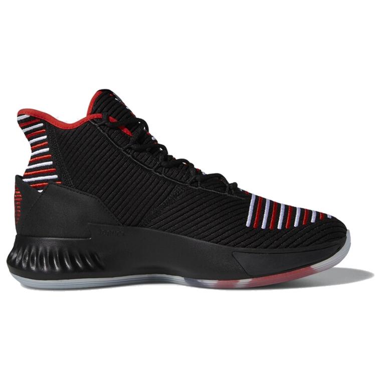New adidas Derrick Rose 9 Black White Red EE6846