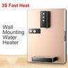 220V Water Cooler Drinking Fountain Electric Water Dispenser Multifunctional Hot/Cold/Ice Wall Mounting Water Heater