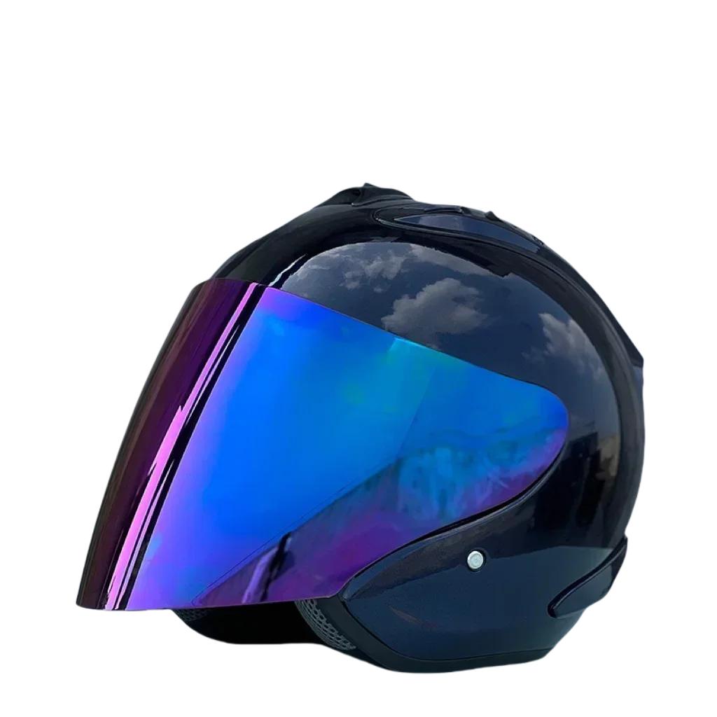 SZ Ram 3/4 Open Face Helmet Approved Racing Safety Hat Summer Season Safety Single Len Motorcycle Helmet Women Men ECE Capacete