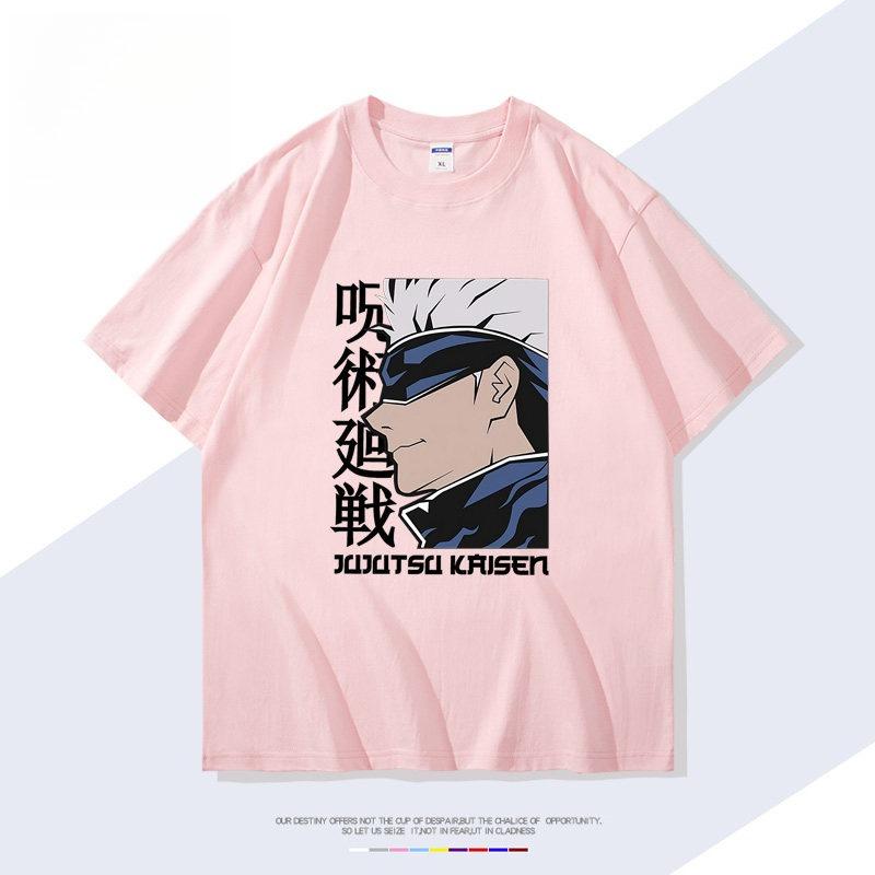 Jujutsu Kaisen Anime Satoru Gojo Printed Tshirt Unisexs and Womens Tshirt Unisexs Top Sports Tshirt Unisexs Tshirt Summer Tee