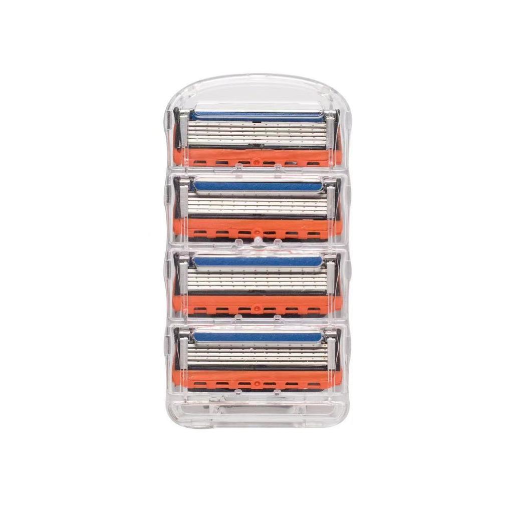 Men's Premium 5-Layer Razor Replacement Blades for Manual Shaving