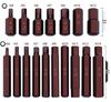 60-Piece Twelve-Point Star and Hex Key Bit Set for Auto Repair & Maintenance