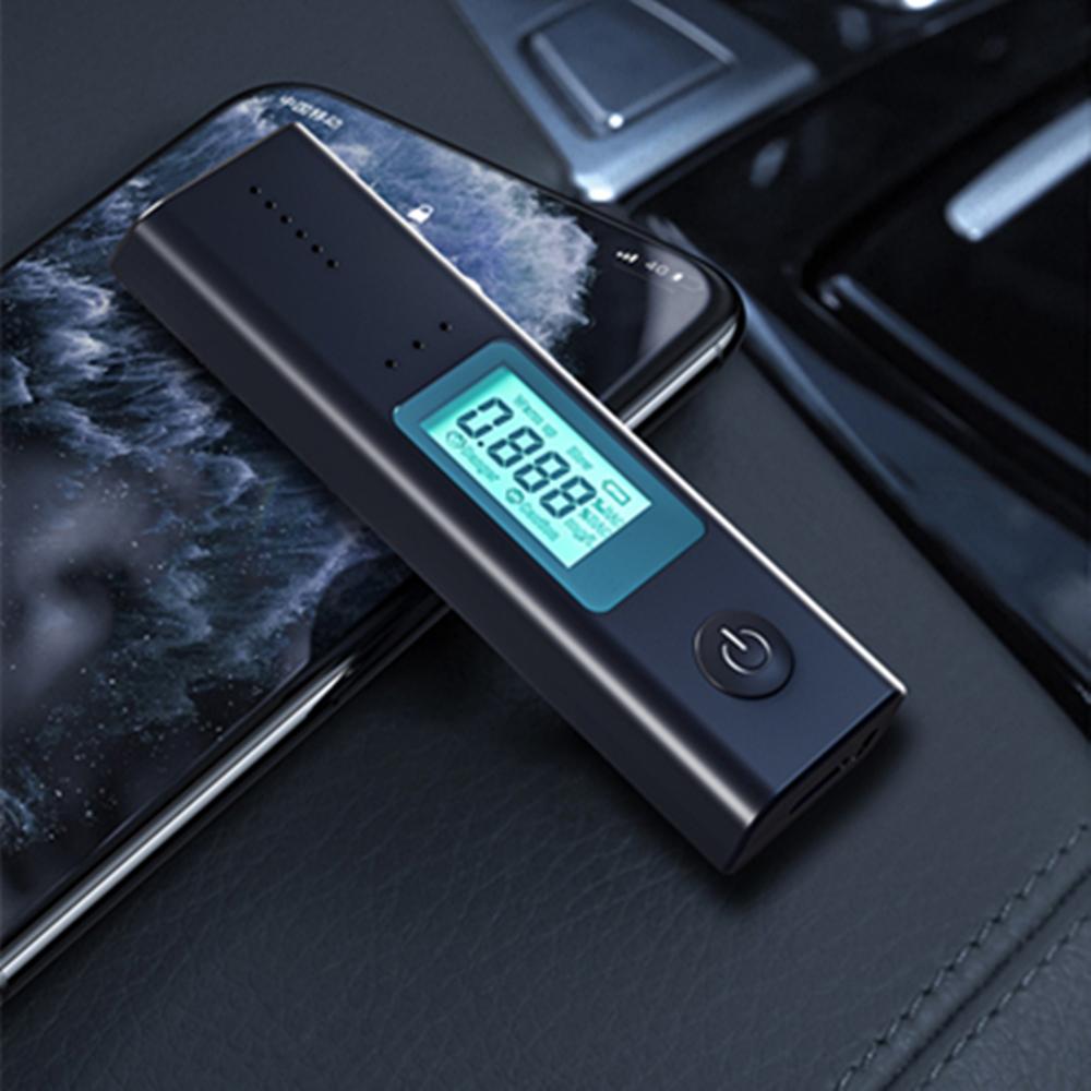USB Digital LCD Breath Alcohol Detector Portable Breathalyzer Analyzer Tester