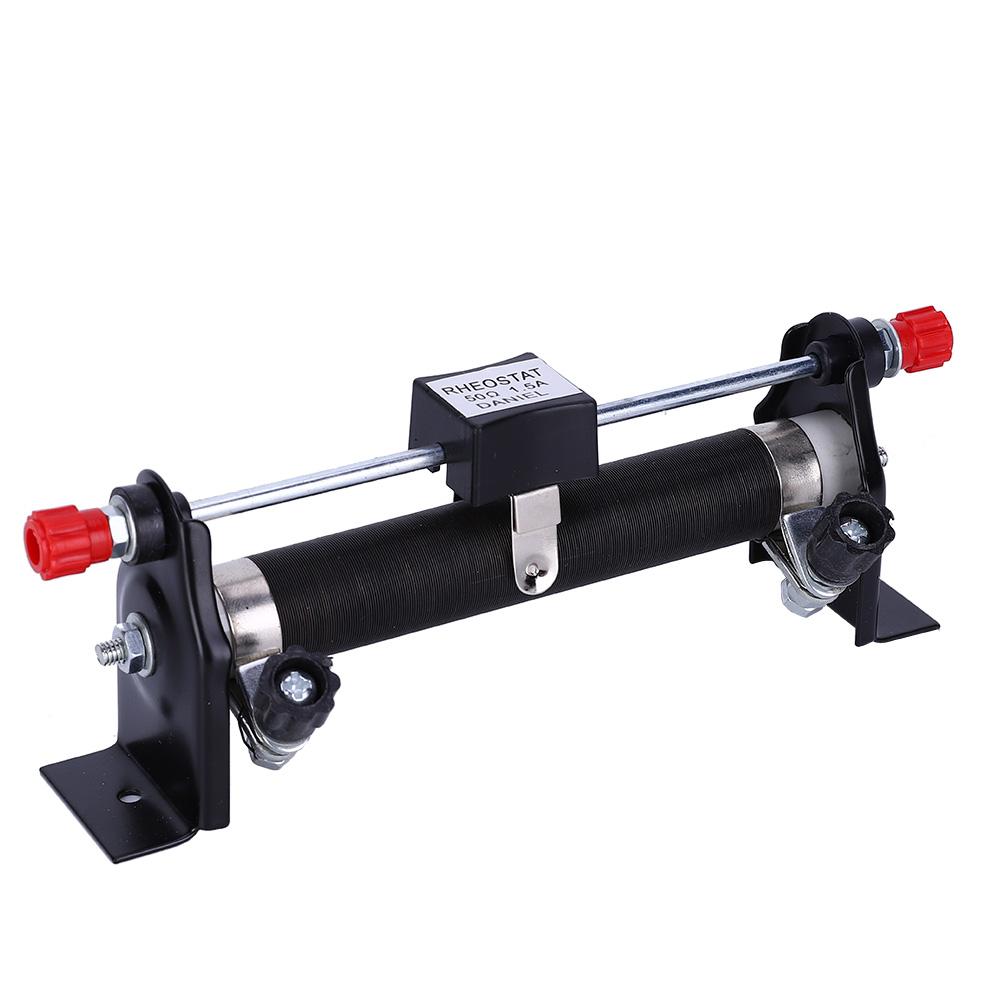 Fizică Electric Reostat Glisant Rezistență Instrument de Cercetare de Laborator 1.5A 50 Ohm