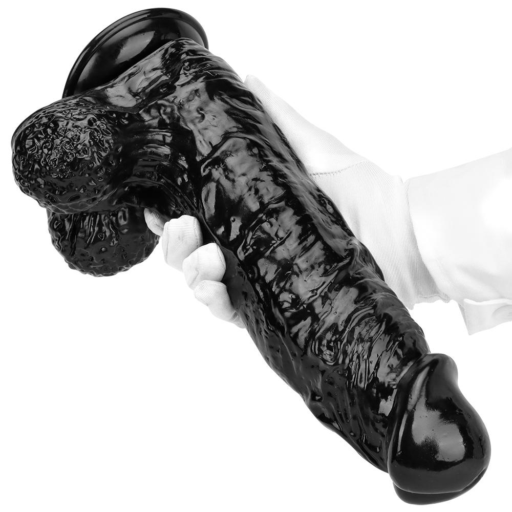 31cm Oversized Long Thick Dildo Anal Plug Dilator Masturbator Adult Sex Toy Fisting Realistic Penis Big Dick PVC Pegging
