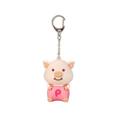 Naitou Design Poohton Keychain Mascot Pink (Sitting) Stuffed Animal Mascot Goods
