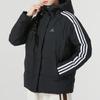 Adidas 600 Fill Power Side Stripe Warm Casual Hooded Down Jacket Women Outerwear Black IT8720