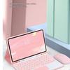 Bluetooth Touch Keyboard for Samsung Tab S9/S10/S7 FE Plus 12.4-inch & S6 Lite Protective Case