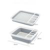Folding Drain Bowl Rack Tableware Drainage Organizer Shelves Home Bowls and Chopstick Water Filter Racks Dish Sink Drain Basket