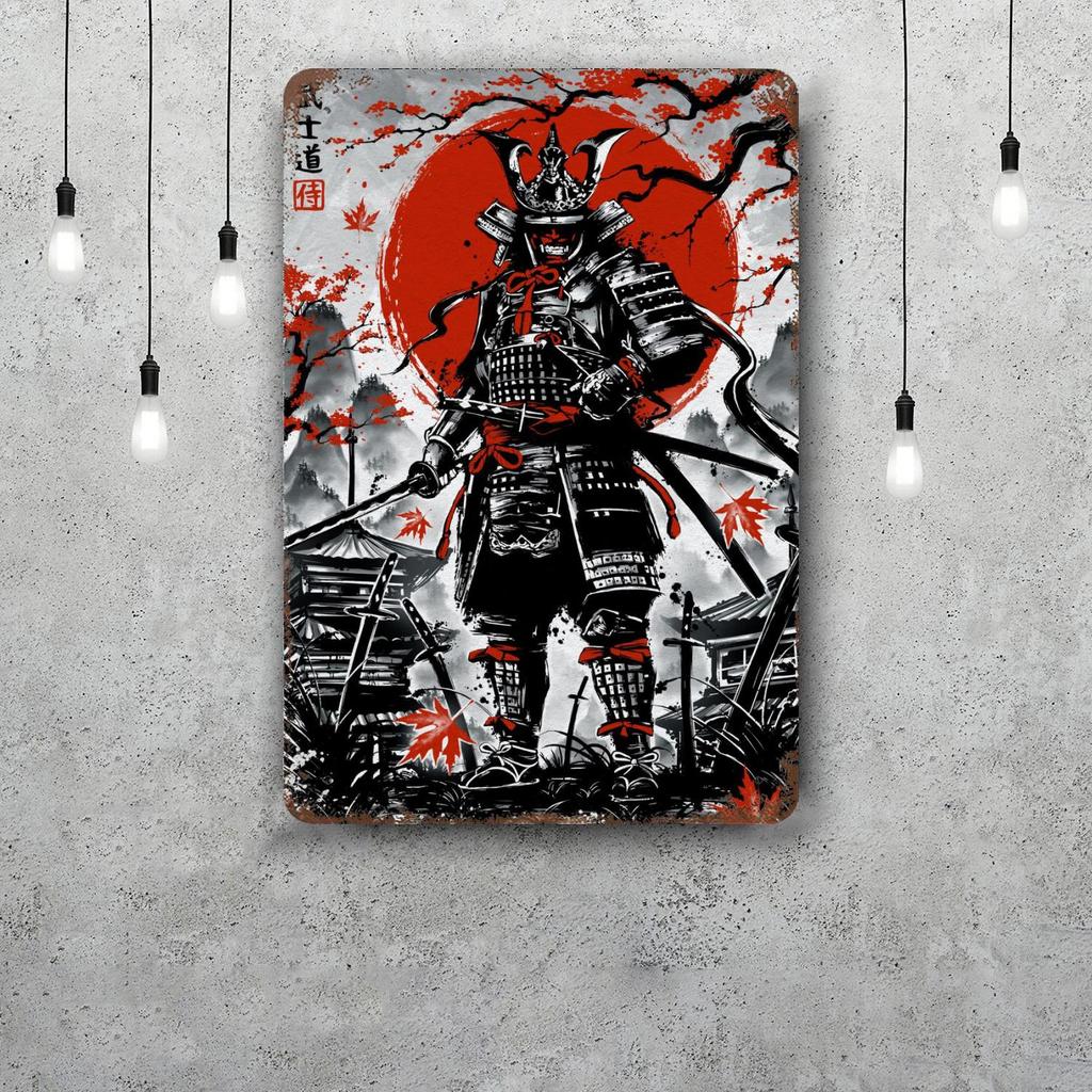 samurai champloo Decor Vintage Metal Signs Tin Signs Captain Poster Decor for Bar Pub Club Man Cave Wall Decoration