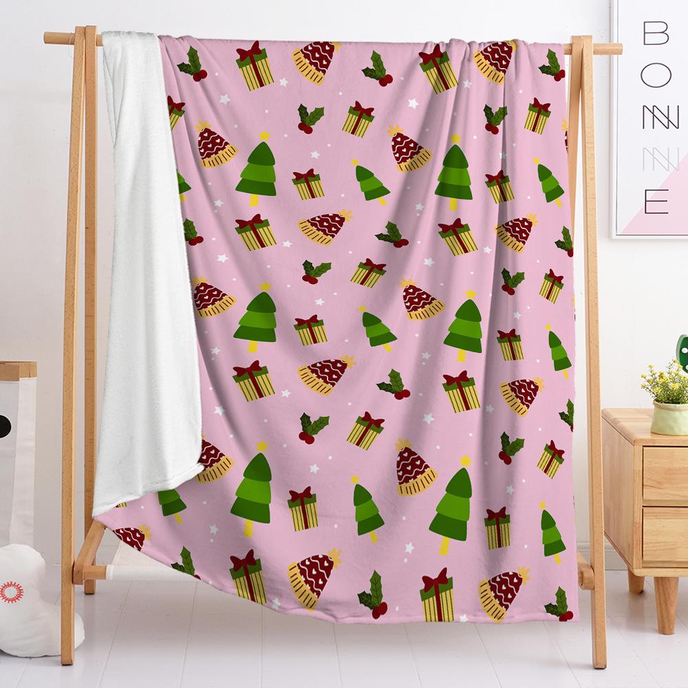 Christmas Blanket Flannel Blanket Gift Snowman Blanket Spring And Autumn