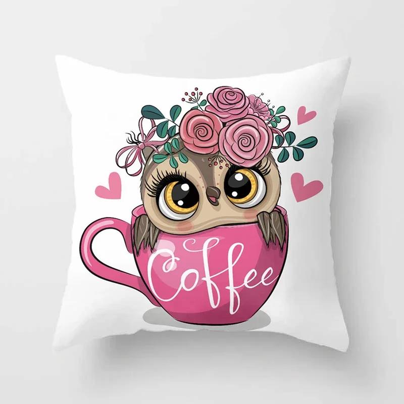 

Милые наволочки на подушки с совами Удобная наволочка x Декоративные подушки для дивана, кровати, машины, пледа, домашнего декора 50x50cm армия зеленый