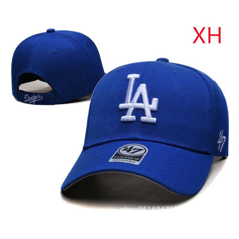 Berretto da baseball unisex 47Brand NY/LA ricamato con visiera rigida - Multicolore