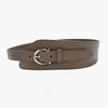The Lady's Waistband Is Decorated with A Fashionable Cinch and Waist, Featuring A Needle Buckle and Genuine Cowhide Waist Strap In Black